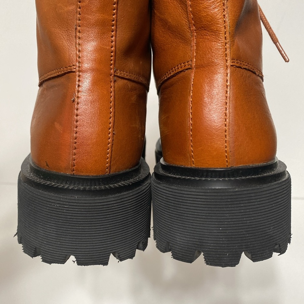 Madewell The Rayna Lace Up Leather Boots - Picture 10 of 17